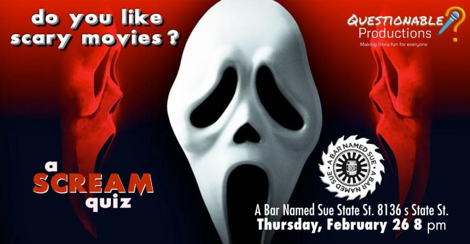 A Scream Themed Trivia Night