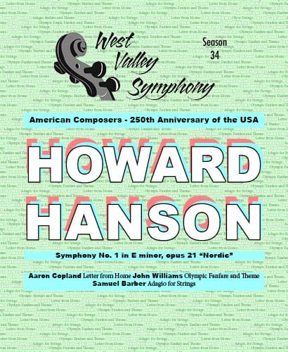 Image for event: West Valley Symphony Spring Concert: American Composers - 250th Anniversary of the USA