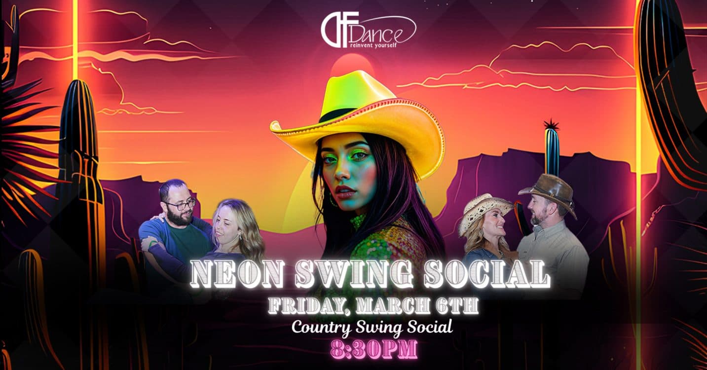 Image for event: Neon Swing - Country Swing Classes & Social