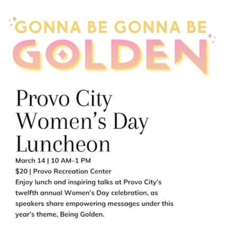 Provo Women’s Day Luncheon 2026