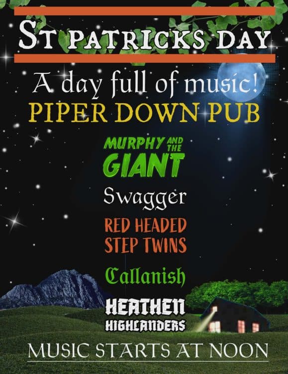 Image for event: St. Patrick's Day at Piper Down Pub
