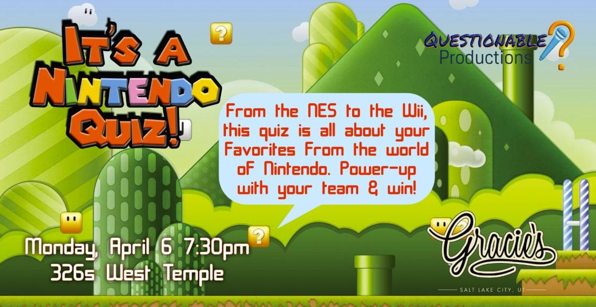 Image for event: Nintendo Classics Trivia Night