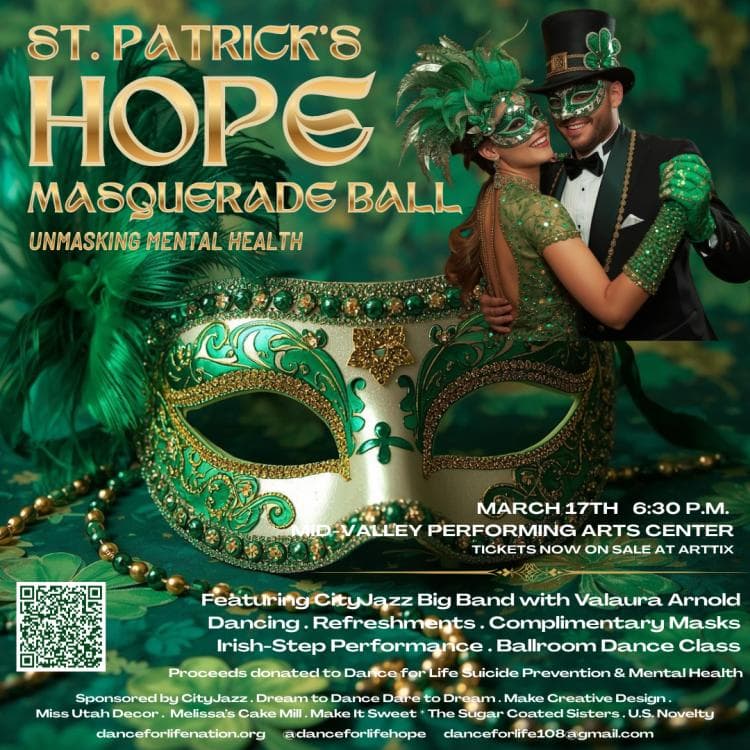 Image for event: St. Patrick's Hope Masquerade Ball