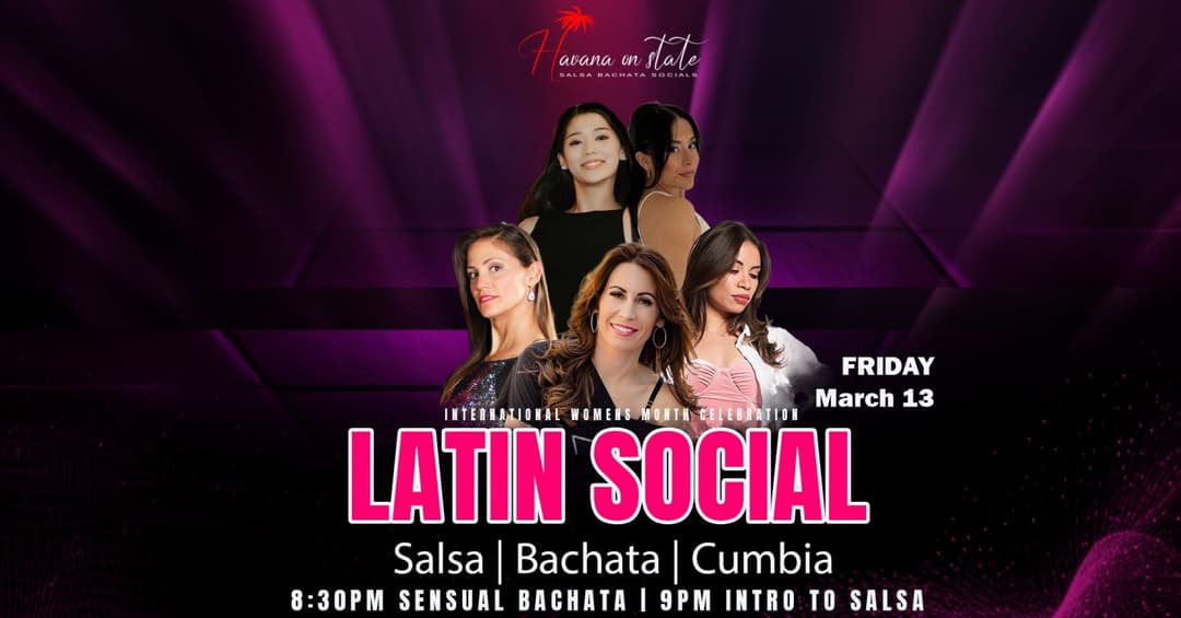 Salsa Bachata Cumbia Latin Social Night in SLC – Havana on State!