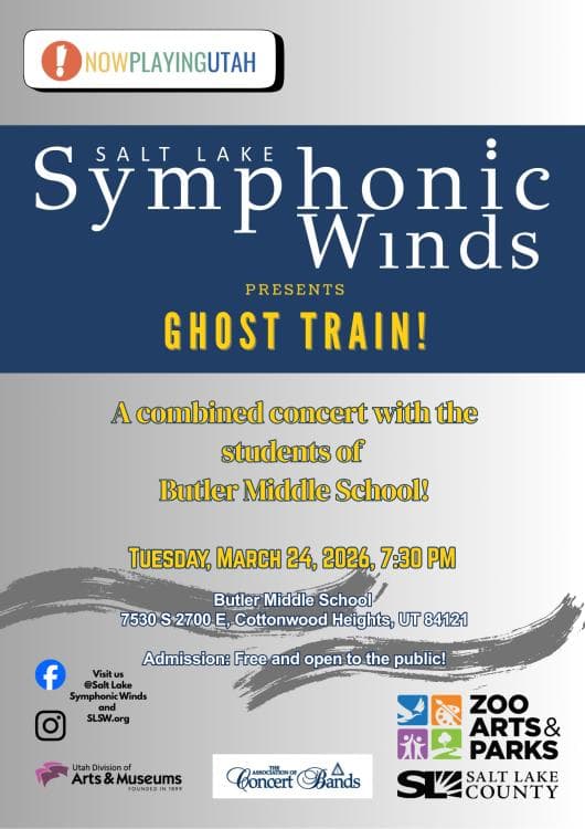 Image for event: Salt Lake Symphonic Winds "Ghost Train"