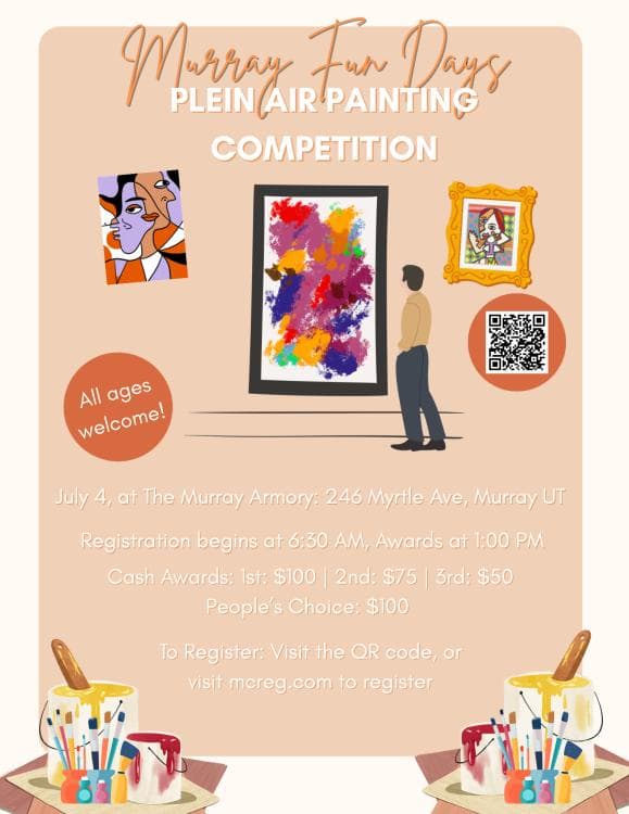 Image for event: 2026 Murray Fun Days - Plein Air Painting Contest