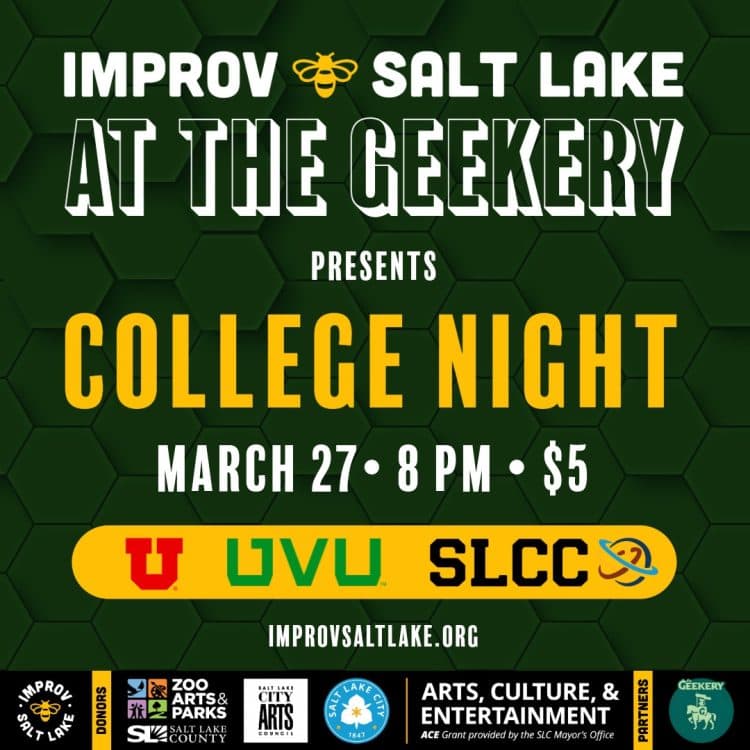 College Improv Night at The Geekery presented by Improv Salt Lake