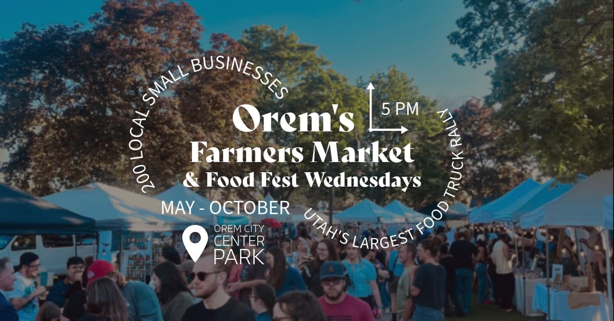 Image for event: Orem's Sunset Farmers Market 2026