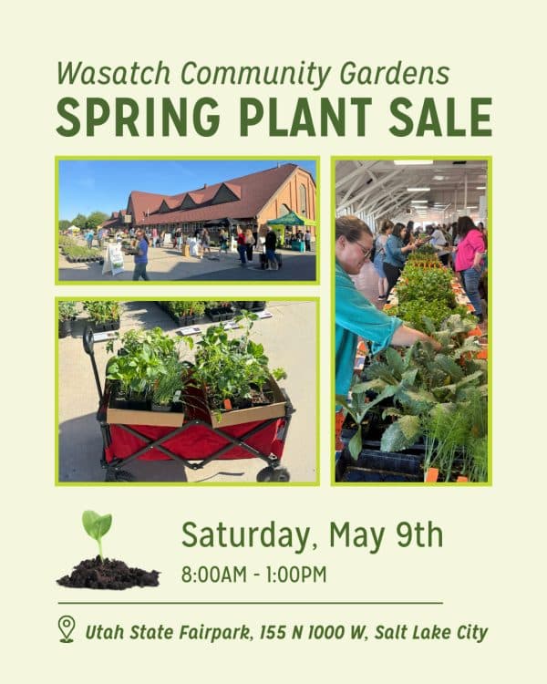 Image for event: Wasatch Community Gardens Spring Plant Sale Fundraiser
