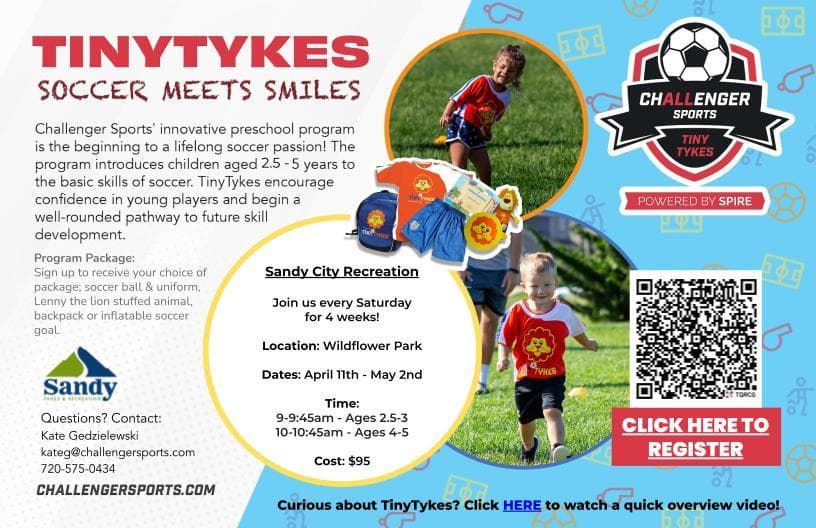 TinyTykes Spring Soccer Camp