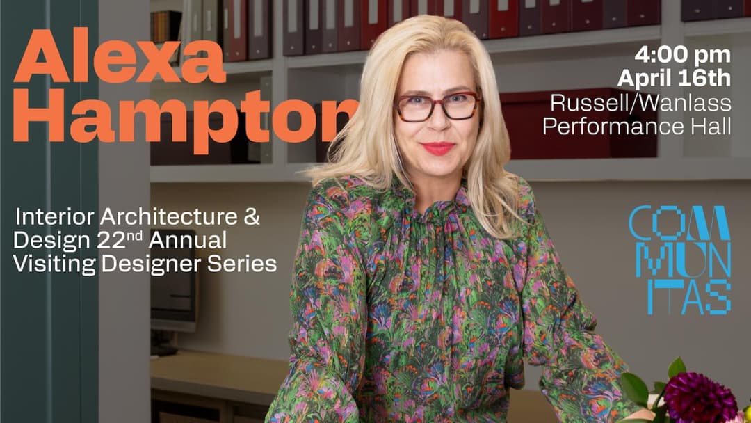 Communitas Lecture Series: Alexa Hampton