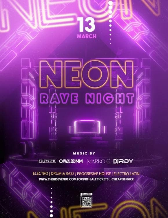 Image for event: RAVE NIGHT AT THE RISE