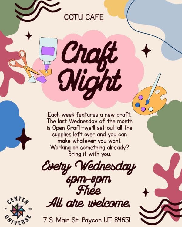 Image for event: Weekly Craft Night