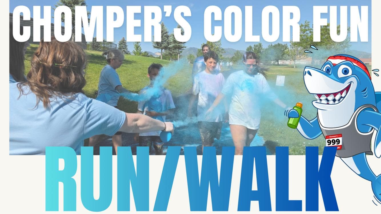 Image for event: Chomper’s Color Fun Run and Walk