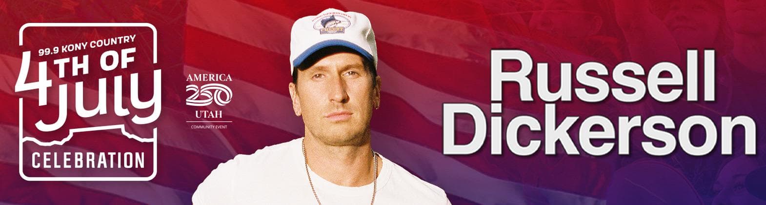 Image for event: KONY Country 4th of July Celebration 2026 with Russell Dickerson