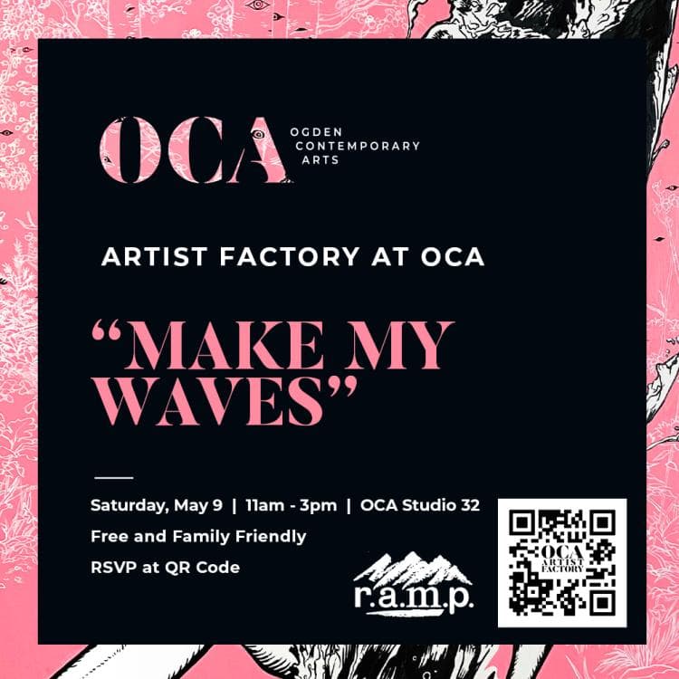 Image for event: Artist Factory: Second Saturday "Make My Waves" Workshop with Jiyoun Lee-Lodge
