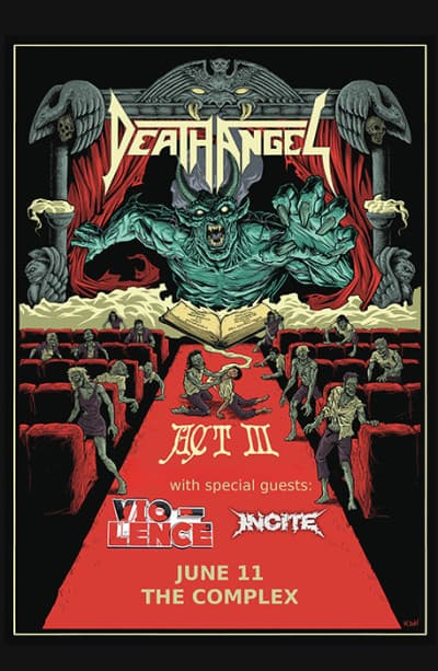 Death Angel live at The Complex