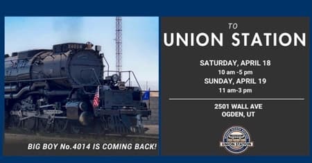Image for event: Union Pacific’s Big Boy No. 4014 On Display