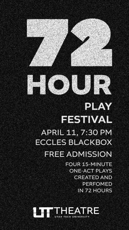 Image for event: 72 Hour Play Festival