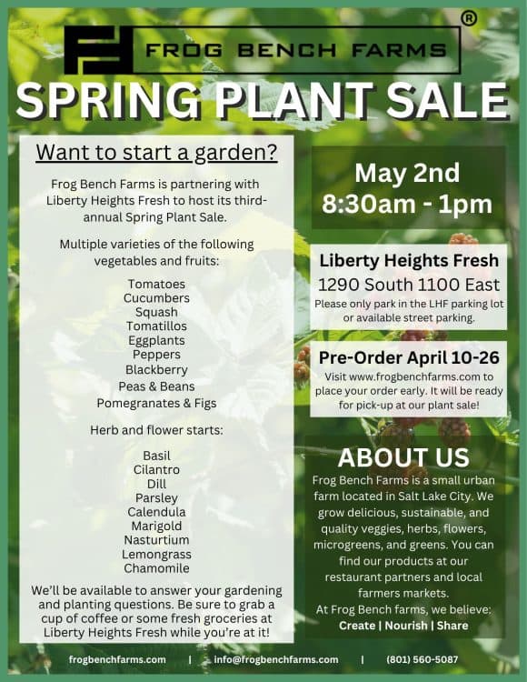 4th Annual Spring Plant Sale