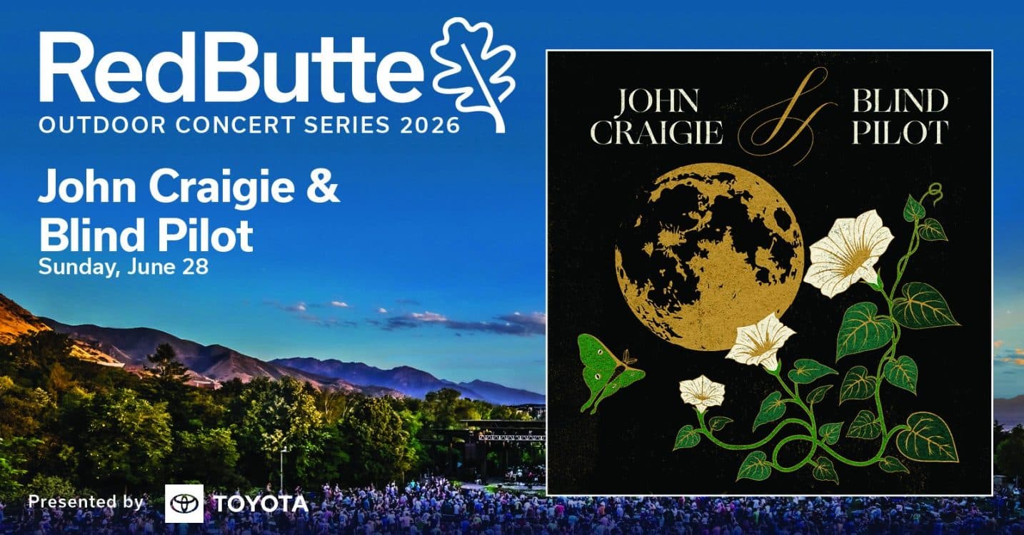 Image for event: 2026 Red Butte Outdoor Concert Series: John Craigie + Blind Pilot