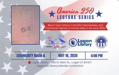 Image for event: Logan's America 250 Lecture Series: Blood Type Tattooing History Presentation