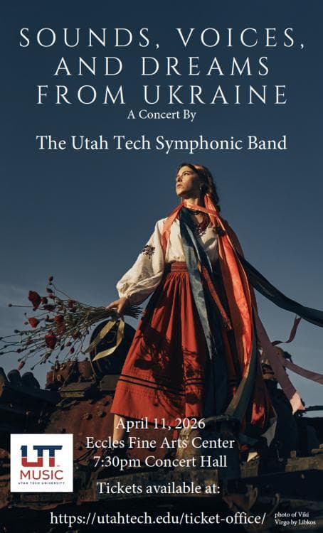 Image for event: Sounds, Voices, and Dreams from Ukraine: A Concert by UT Symphonic Band