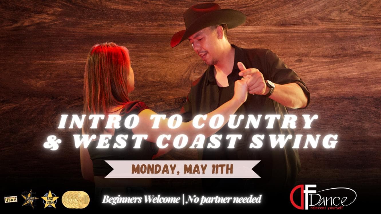 Image for event: Country & West Coast Swing for Beginners! No Partner Needed
