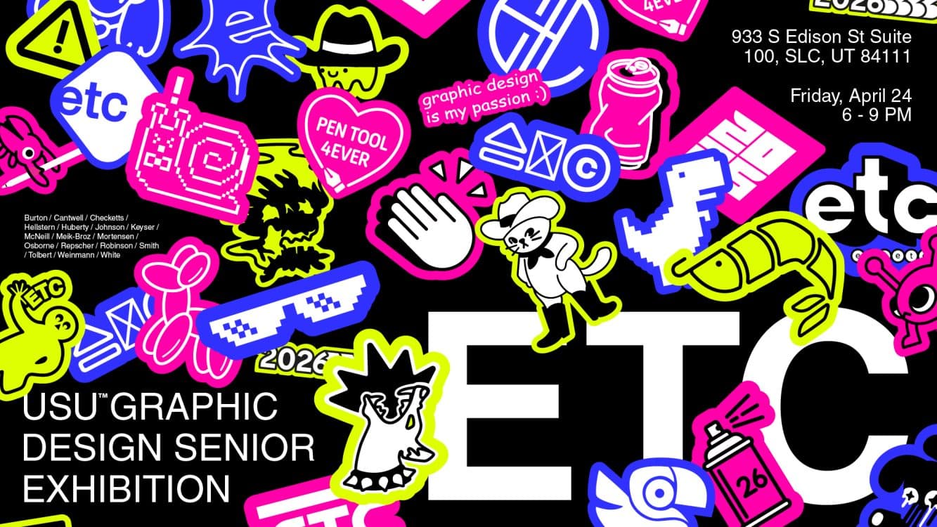 Image for event: USU Graphic Design Senior Exhibition