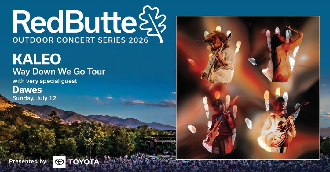 2026 Red Butte Outdoor Concert Series: KALEO Way Down We Go Tour with Dawes