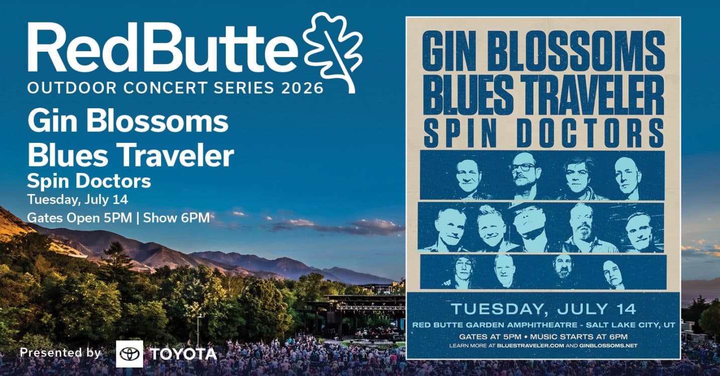 Image for event: 2026 Red Butte Outdoor Concert Series: Gin Blossoms + Blues Traveler with Spin Doctors