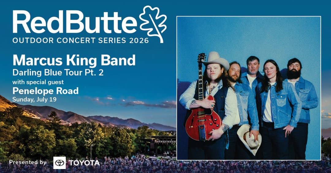2026 Red Butte Outdoor Concert Series: Marcus King Band "Darling Blue Tour Pt. 2" with Penelope Road