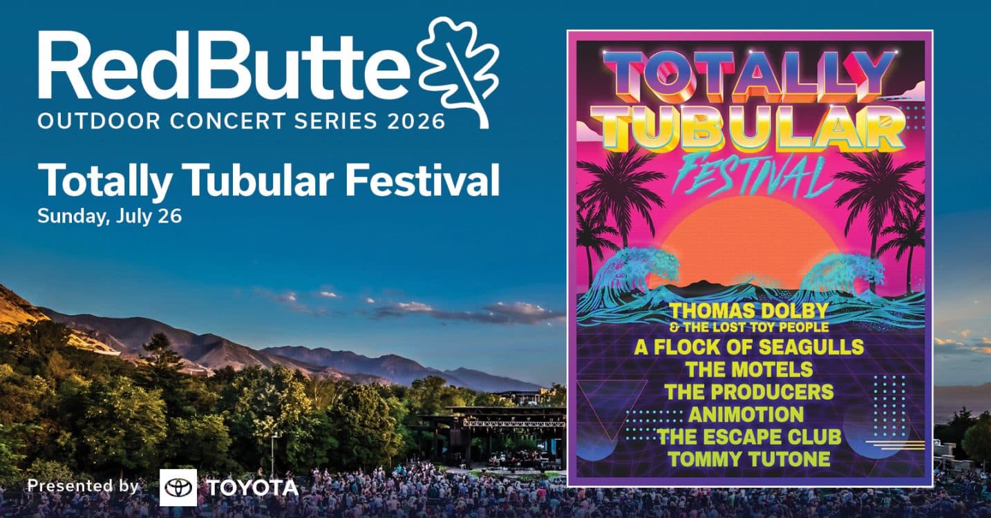 Image for event: 2026 Red Butte Outdoor Concert Series: Totally Tubular Festival