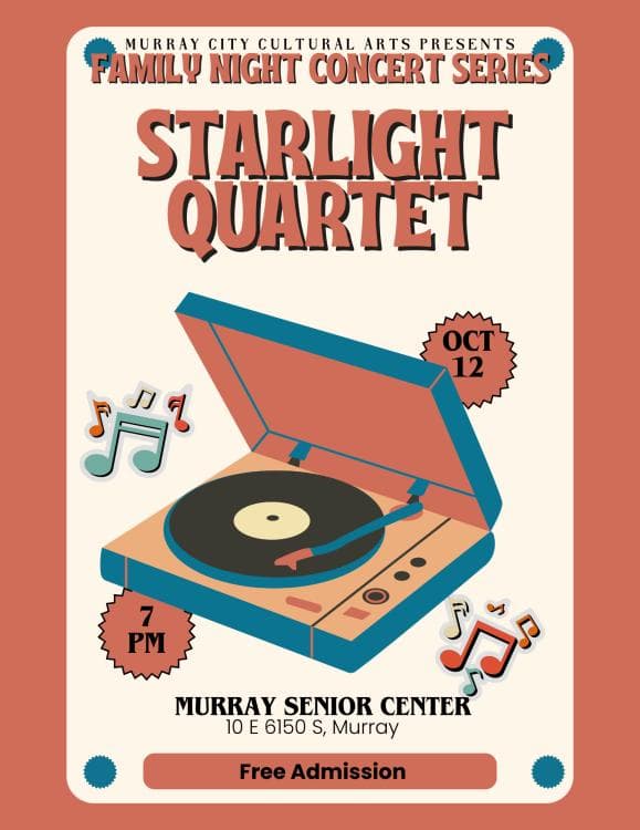 Image for event: Starlight Quartet Family Night Concert