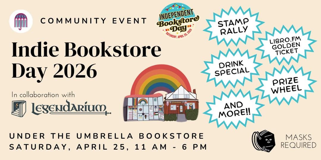 Indie Bookstore Day 2026 at Under the Umbrella