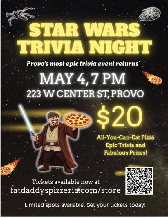 May the 4th! Star Wars Trivia Night!