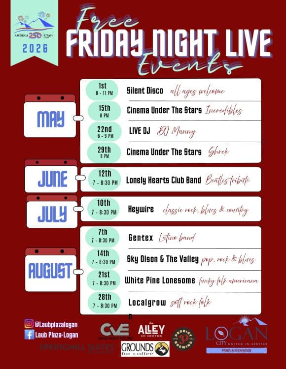 Image for event: 2026 Friday Night Live Events