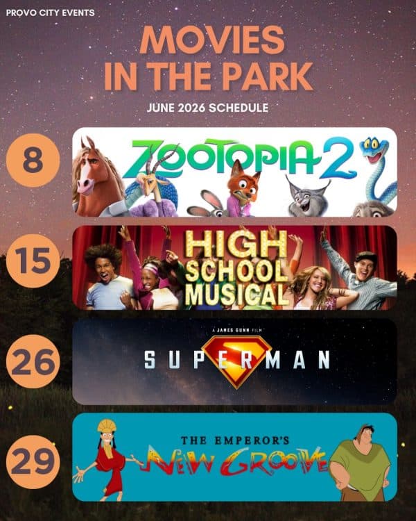 Image for event: Provo Movies in the Park 2026