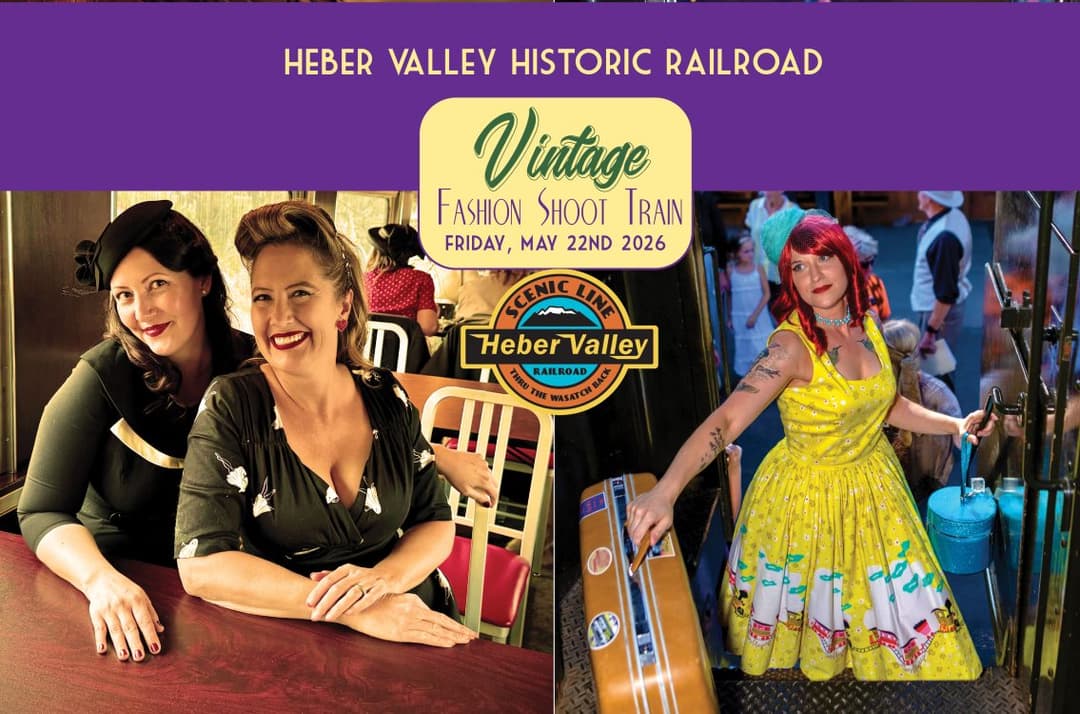 Vintage Fashion Shoot Train