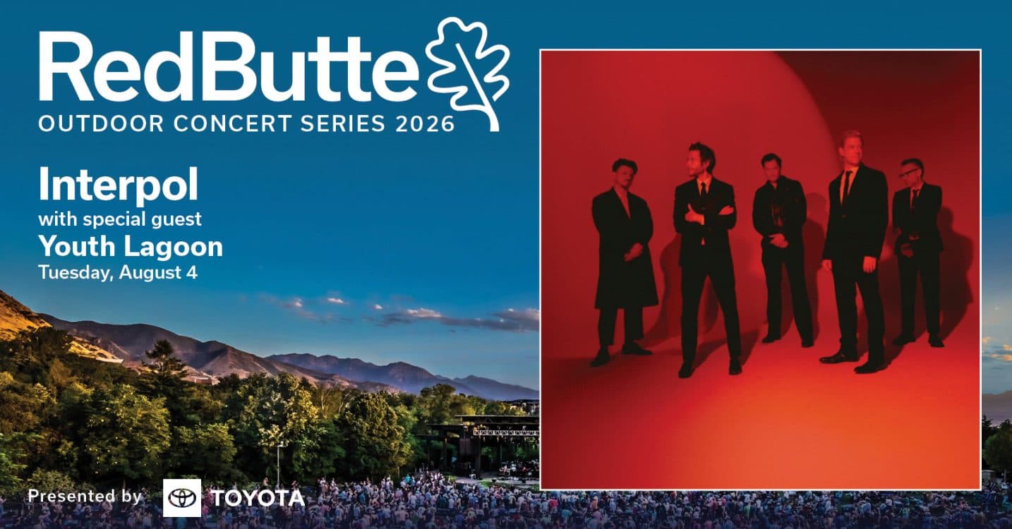 Image for event: 2026 Red Butte Outdoor Concert Series: Interpol