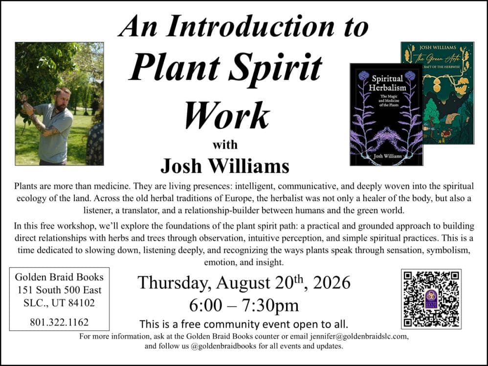 Image for event: An Introduction to Plant Spirit Work with Josh Williams