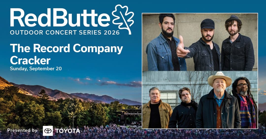 2026 Red Butte Outdoor Concert Series: The Record Company + Cracker