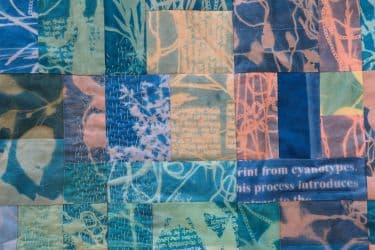 Image for event: written in blue, by Anne Flynn