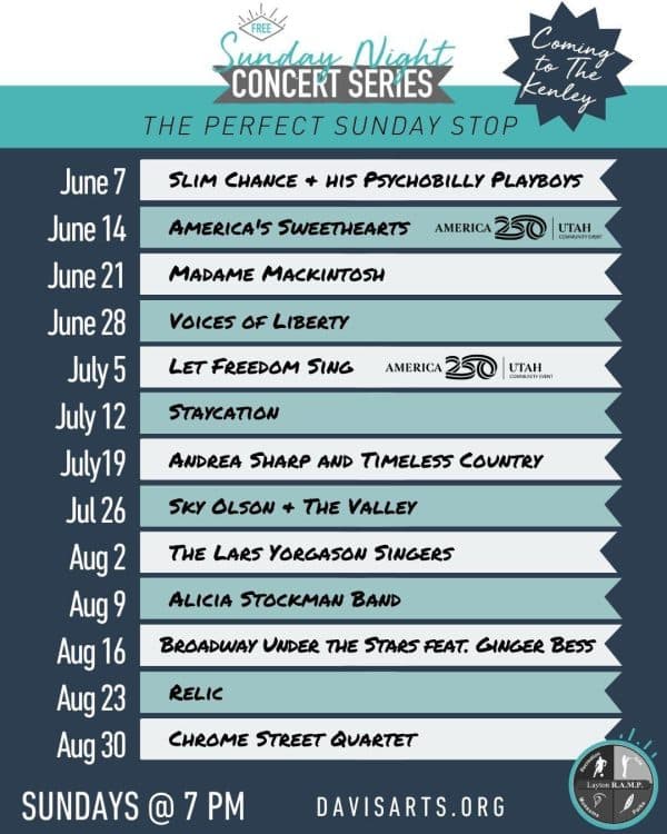 Image for event: 2026 Free Sunday Night Concert Series