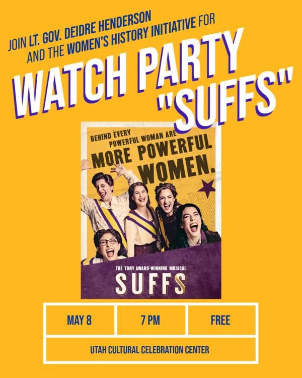 Image for event: SUFFS Musical Watch Party with the Lt. Governor and Utah Historical Society