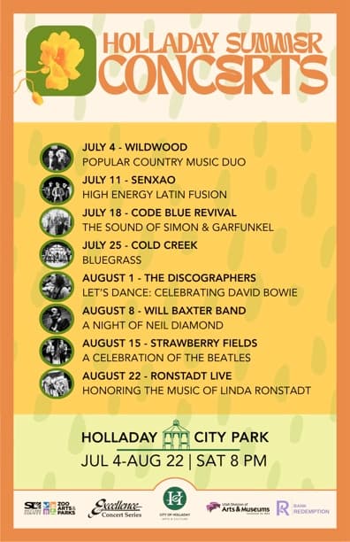 Image for event: Holladay Summer Concert Series 2026