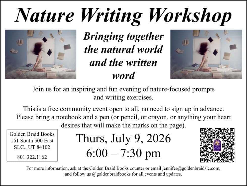 Image for event: Writing Workshop Series: Nature Writing Workshop