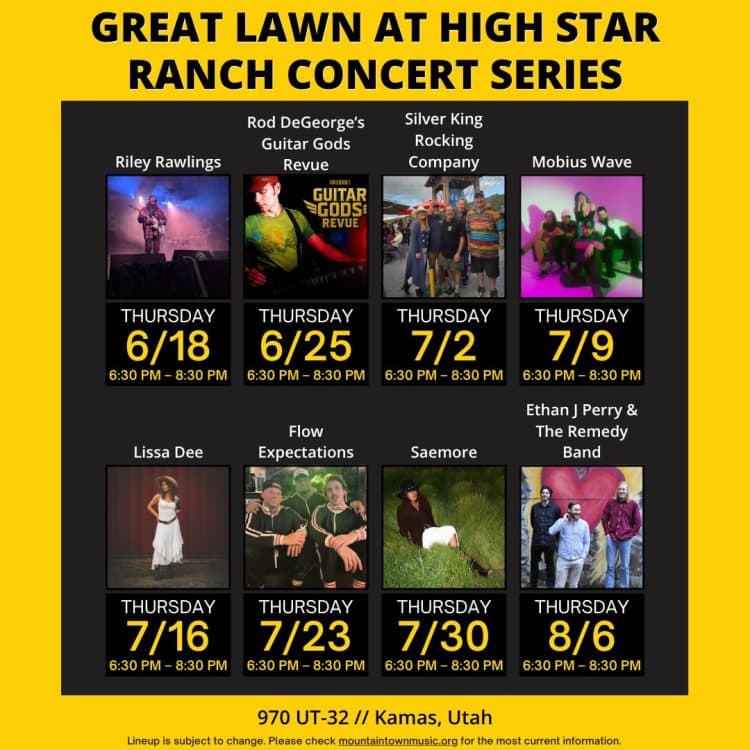 Great Lawn at High Star Ranch Concert Series