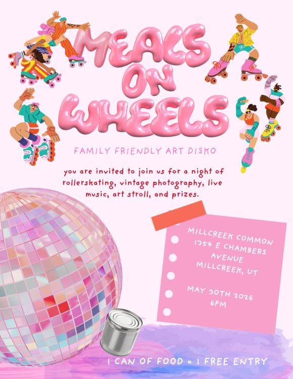 Image for event: MEALS ON WHEELS ART DISKO FOOD DRIVE