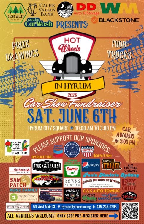 Image for event: Hot Wheels in Hyrum 2026